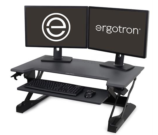 Ergotron WorkFit Standing Desk  Converted