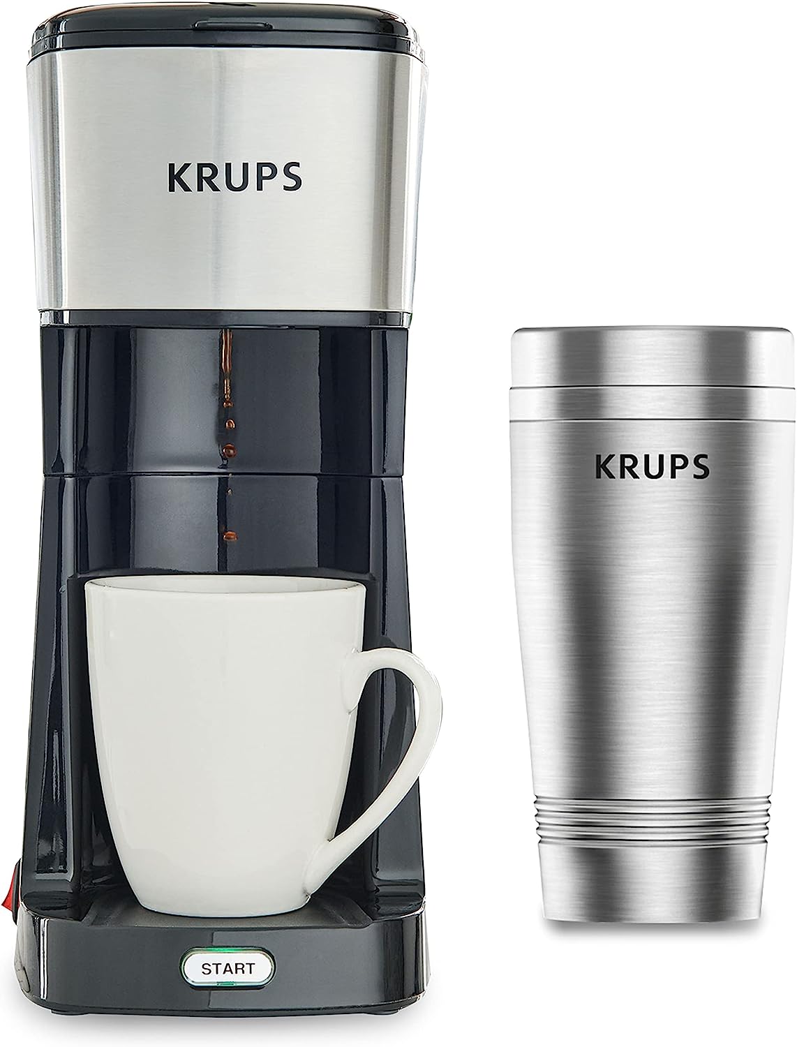 KRUPS Simply Brew To Go Drip single serve Coffee Maker without pods 