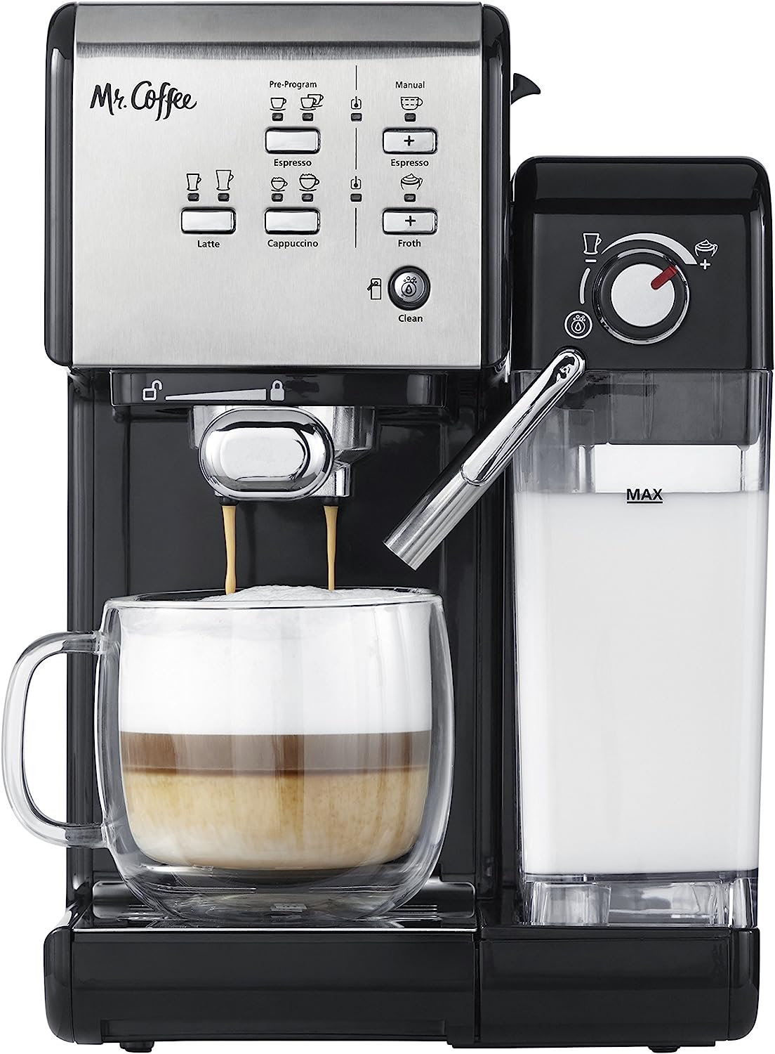 Mr. Coffee One-Touch CoffeeHouse Espresso Maker no pods 